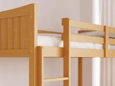 Kyoto Kyoto Natural 3ft Single Oak Wooden Bunk Bed Frame