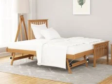 Kyoto Kyoto Eden 3ft Single Oak Wooden Guest Bed Frame