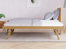 Kyoto Kyoto Natural 3ft Single Oak Wooden Guest Bed Frame