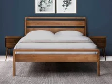 Kyoto Kyoto Skandi 5ft King Size Oak Wooden Bed Frame