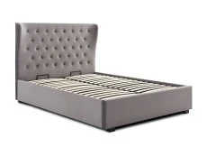 Kyoto Kyoto Kensington 6ft Super King Size Grey Velvet Ottoman Bed Frame