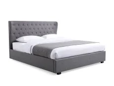 Kyoto Kyoto Kensington 6ft Super King Size Grey Fabric Ottoman Bed