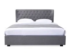 Kyoto Kyoto Kensington 6ft Super King Size Grey Fabric Ottoman Bed