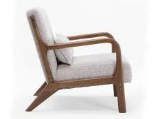 Kyoto Inca Natural Fabric Accent Chair