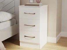 Welcome Welcome Avon 3 Drawer Bedside Table (Assembled)