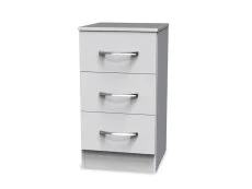 Welcome Welcome Avon 3 Drawer Bedside Table (Assembled)