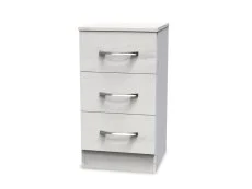 Welcome Welcome Avon 3 Drawer Bedside Table (Assembled)