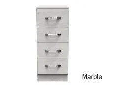 Welcome Welcome Avon 4 Drawer Tall Narrow Chest of Drawers (Assembled)