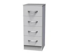 Welcome Welcome Avon 4 Drawer Tall Narrow Chest of Drawers (Assembled)