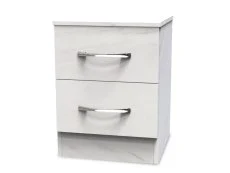 Welcome Welcome Avon 2 Drawer Small Bedside Table (Assembled)