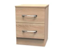 Welcome Welcome Avon 2 Drawer Small Bedside Table (Assembled)