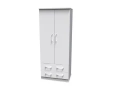 Welcome Welcome Avon 2ft6 2 Door 2 Drawer Double Wardrobe (Assembled)