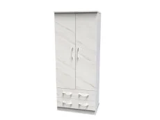 Welcome Welcome Avon 2ft6 2 Door 2 Drawer Double Wardrobe (Assembled)