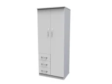 Welcome Welcome Avon 2ft6 2 Door 3 Drawer Double Wardrobe (Assembled)