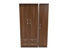 Welcome Welcome Avon 3 Door 2 Drawer Triple Wardrobe (Assembled)