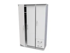 Welcome Welcome Avon 3 Door 2 Small Drawer Triple Wardrobe (Assembled)