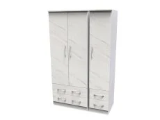 Welcome Welcome Avon 3 Door 4 Drawer Triple Wardrobe (Assembled)