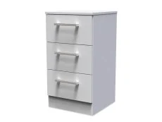 Welcome Welcome Devon 3 Drawer Bedside Table (Assembled)