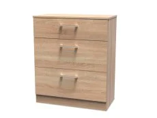 Welcome Welcome Devon 3 Drawer Deep Chest of Drawers (Assembled)