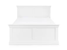 Julian Bowen Julian Bowen Clermont 4ft6 Double White Wooden Bed Frame