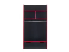 Julian Bowen Julian Bowen Impact 3ft Single Black and Red Wooden Gaming Bunk Bed Frame