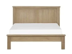 Julian Bowen Julian Bowen Memphis 5ft King Size Limed Oak Wooden Bed Frame