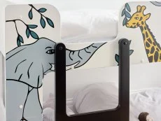 Julian Bowen Julian Bowen Safari 3ft Single Jungle Print Wooden Bunk Bed Frame