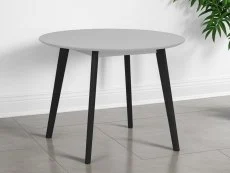 Julian Bowen Julian Bowen Casa 100cm Grey and Black Dining Table