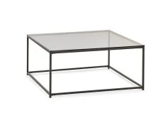 Julian Bowen Julian Bowen Chicago Smoked Glass Square Coffee Table