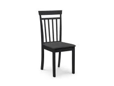 Julian Bowen Julian Bowen Coast Black Wooden Dining Chair