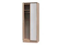 Welcome Welcome Devon 2 Door Tall Mirrored Double Wardrobe (Assembled)