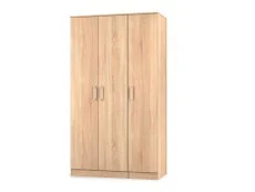 Welcome Welcome Devon 3 Door Tall Triple Wardrobe (Assembled)