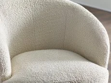 Julian Bowen Julian Bowen Gigi Ivory Boucle Accent Chair