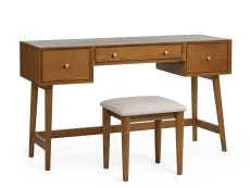 Julian Bowen Julian Bowen Lowry Cherry Ash 3 Drawer Dressing Table Set