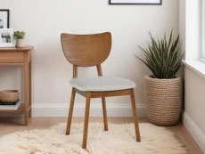 Julian Bowen Julian Bowen Lowry Cherry Ash Dining Chair