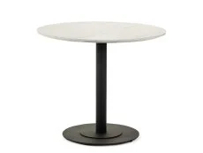 Julian Bowen Julian Bowen Luca 80cm Marble Effect Dining Table