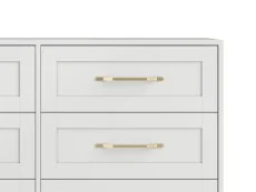 LPD LPD Austen White 3+3 Drawer Chest of Drawers