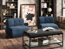 LPD LPD Reese Midnight Boucle Fabric Accent Chair