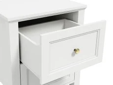 LPD LPD Ives White 2 Drawer Bedside Table