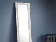 Julian Bowen Julian Bowen Allegro White Wall Mirror