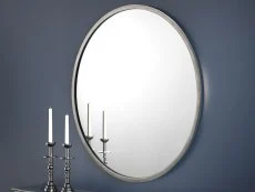 Julian Bowen Julian Bowen Octave Round Wall Mirror