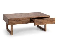 Julian Bowen Julian Bowen Woburn Reclaimed Pine 2 Drawer Coffee Table