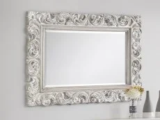 Julian Bowen Julian Bowen Baroque Distress Effect Wall Mirror