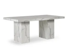 Julian Bowen Julian Bowen Rome 180cm White Marble Effect Dining Table