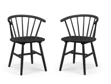 Julian Bowen Julian Bowen Modena Black Wooden Dining Chair