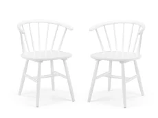 Julian Bowen Julian Bowen Modena White Wooden Dining Chair