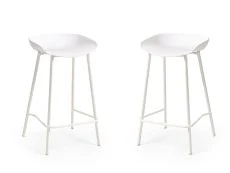 Julian Bowen Julian Bowen Renzo White Bar Stool