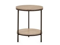 Julian Bowen Julian Bowen Tribeca Sonoma Oak Round Lamp Table