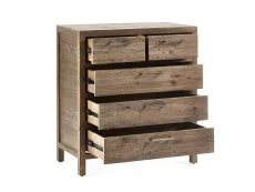 ASC ASC Hatton Reclaimed Pine 3+2 Drawer Chest of Drawers (Assembled)