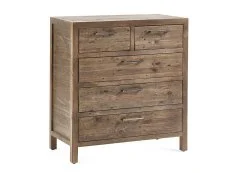 ASC ASC Hatton Reclaimed Pine 3+2 Drawer Chest of Drawers (Assembled)